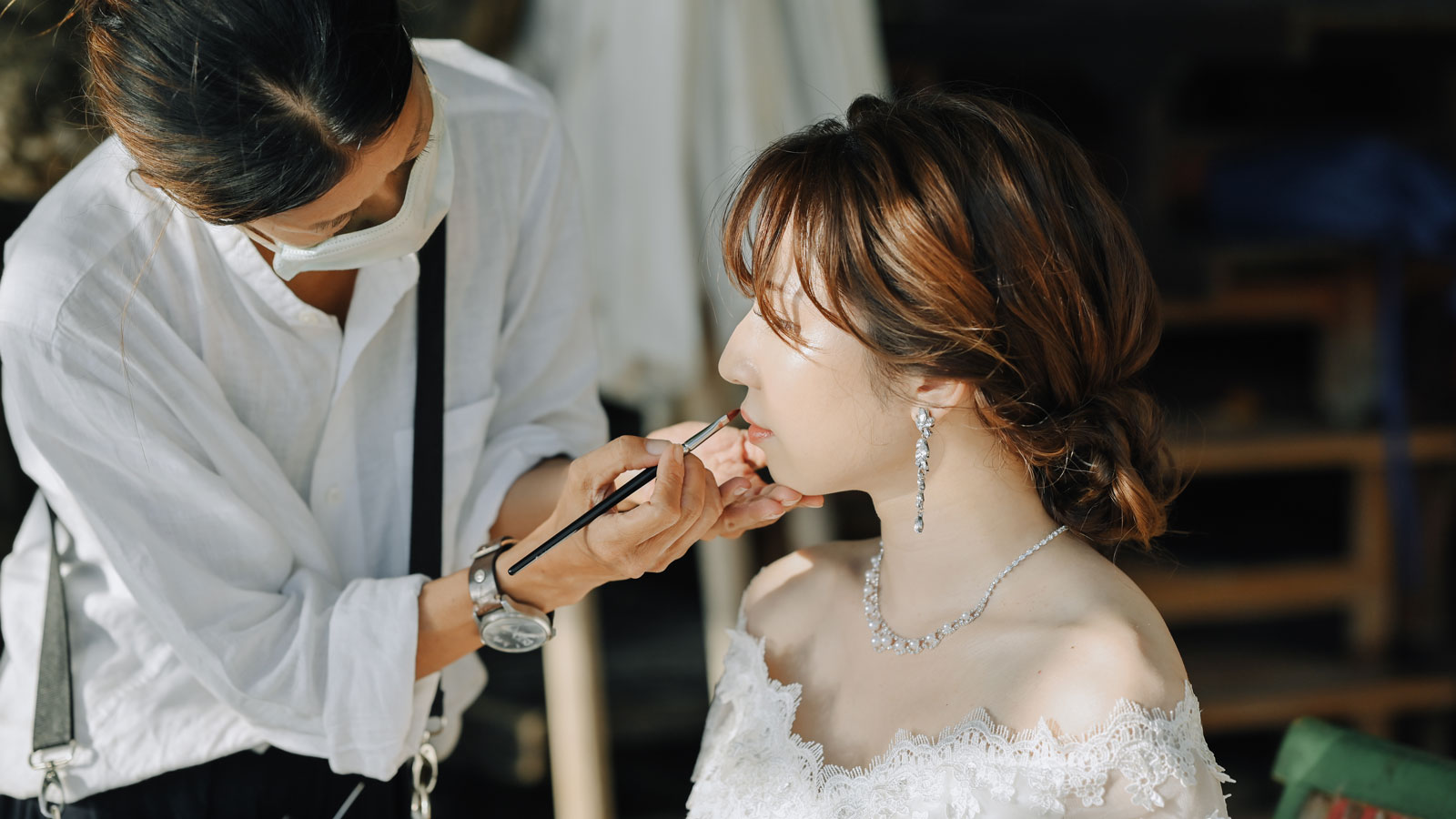 日本人スタイリストによるヘア&メイク