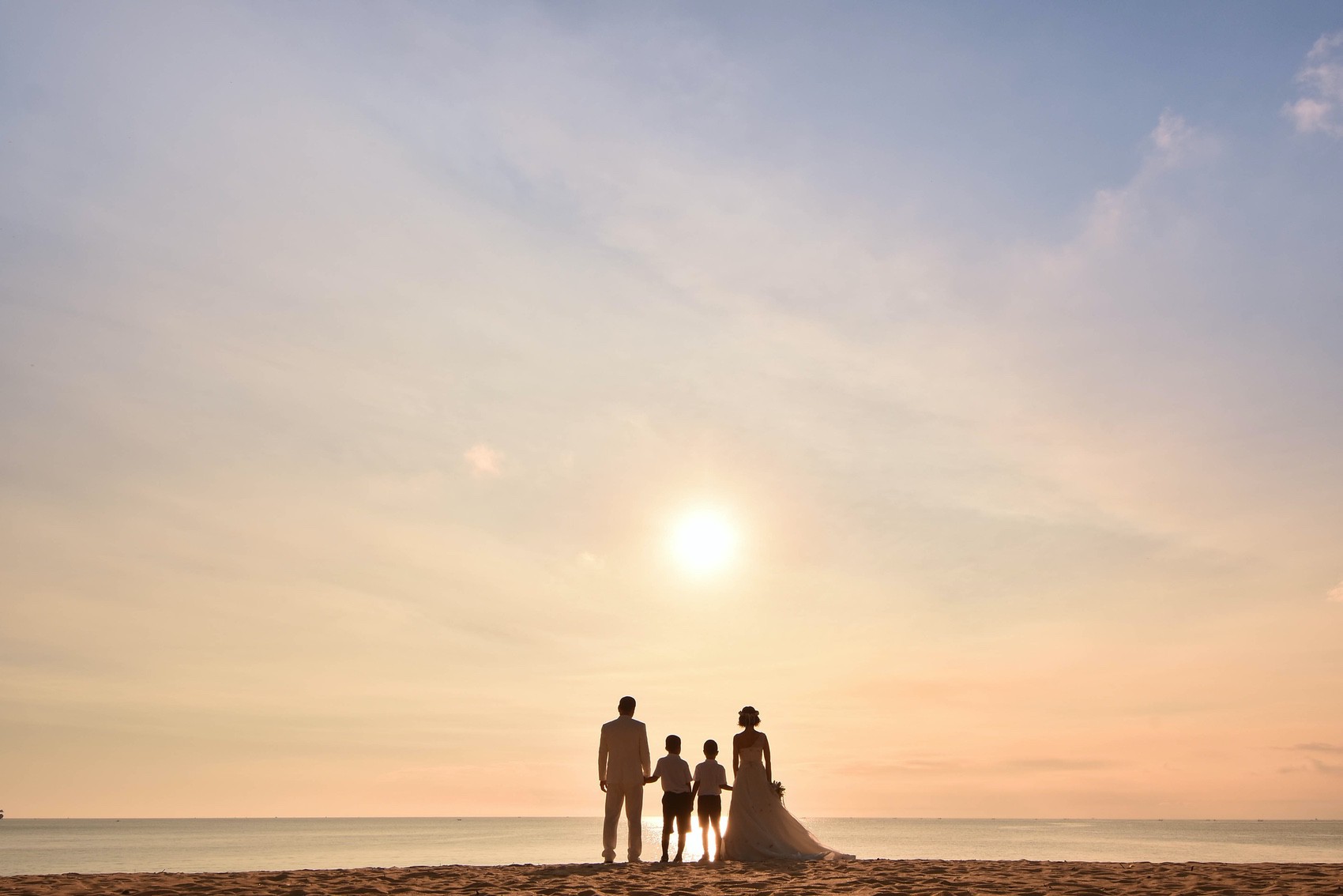 ジンバランの夕日