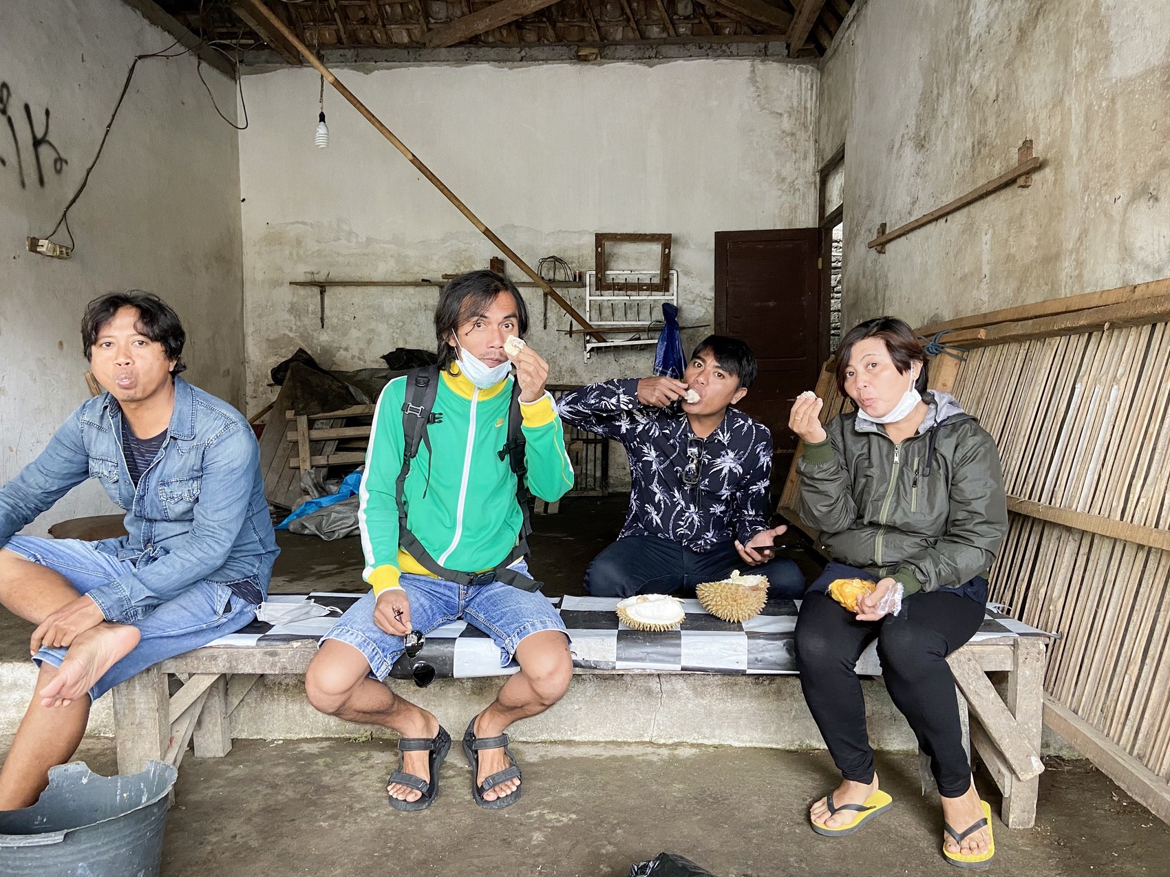 ドリアンを食べました