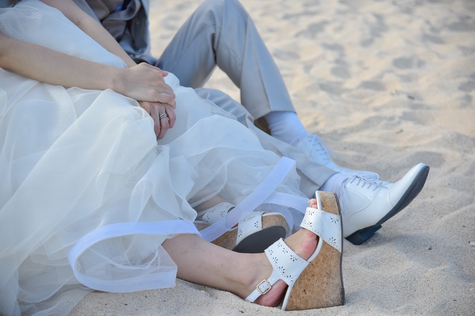 一番オススメは厚底のサンダル