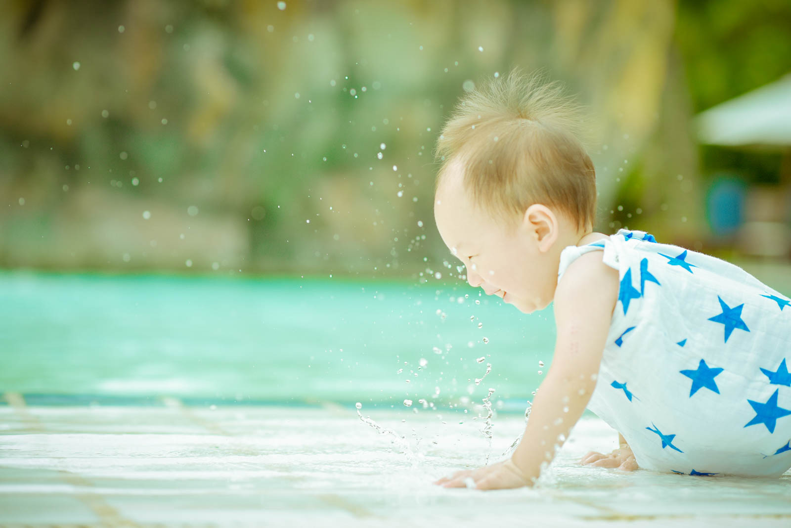 赤ちゃんのポートレート撮影